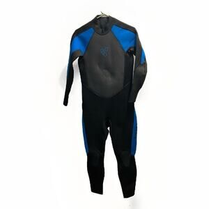 XCEL Black Blue Warm Full Body Wetsuit Quick-Dry Scuba-Dive Surf Gear Size 16